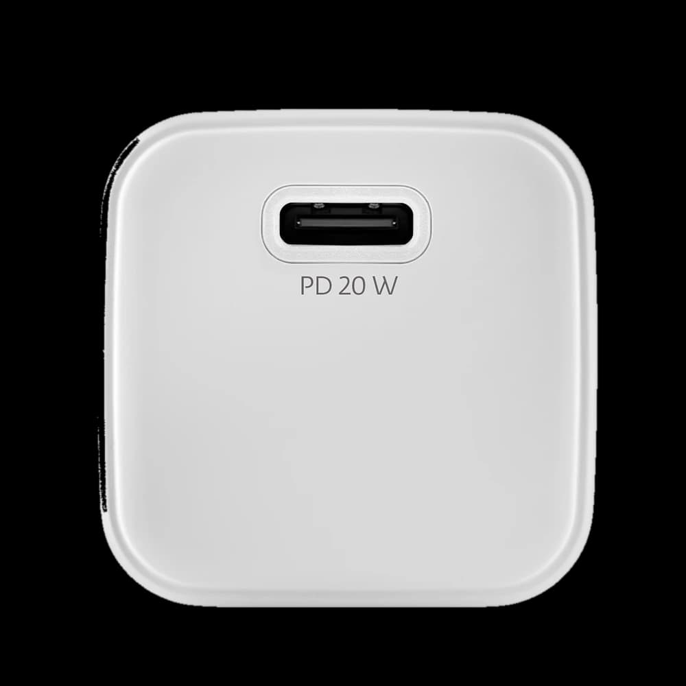 Зарядное устройство сетевое uBear Wall charger Select, 20Вт, белый