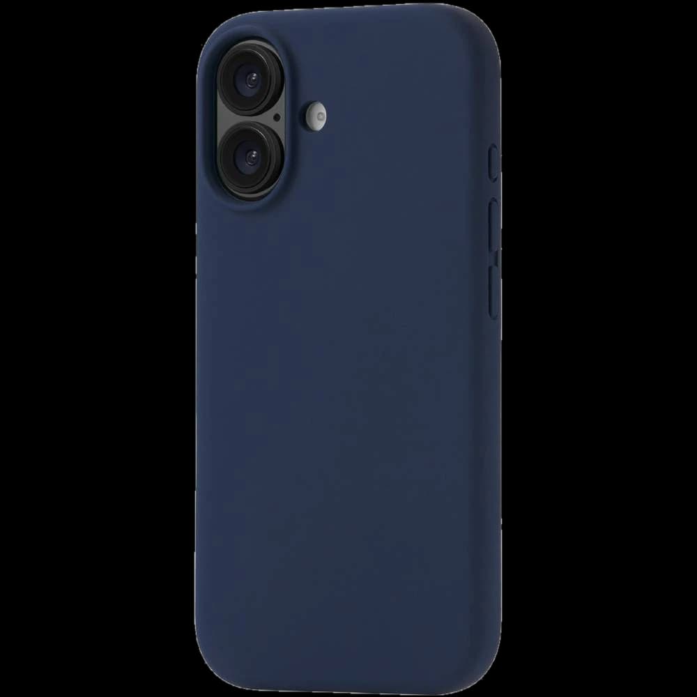 Чехол-накладка uBear Touch Mag для iPhone 17, силикон, темно-синий