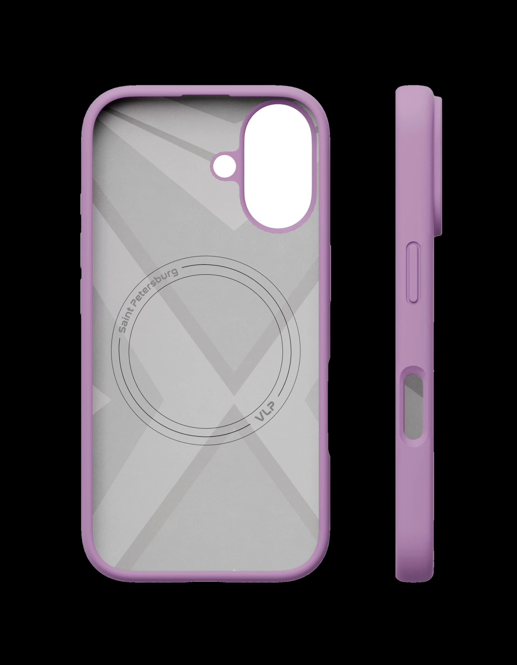 Чехол защитный VLP Aster Case с MagSafe для iPhone 16, розовый