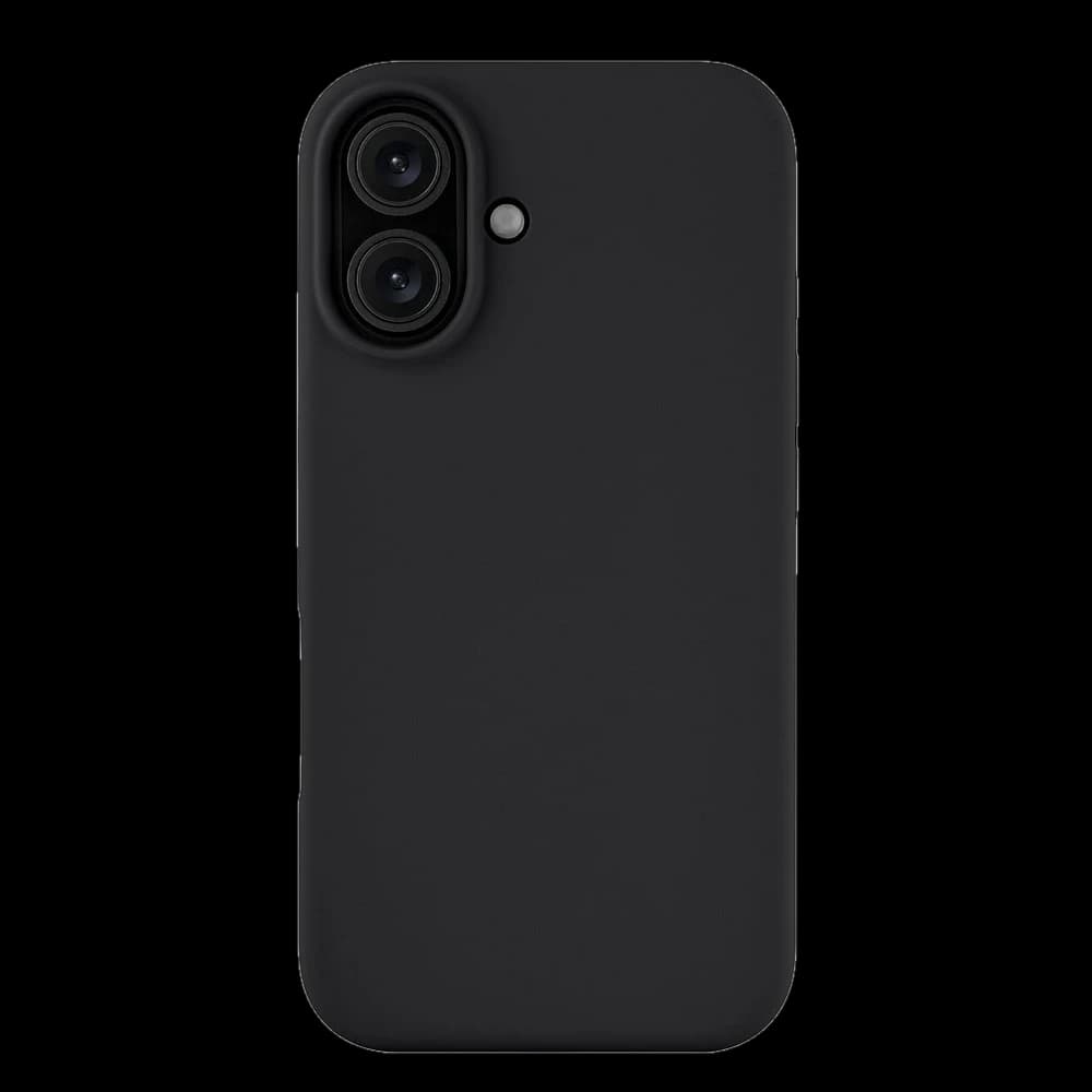 Чехол-накладка uBear Touch Mag Case для iPhone 16, силикон, черный