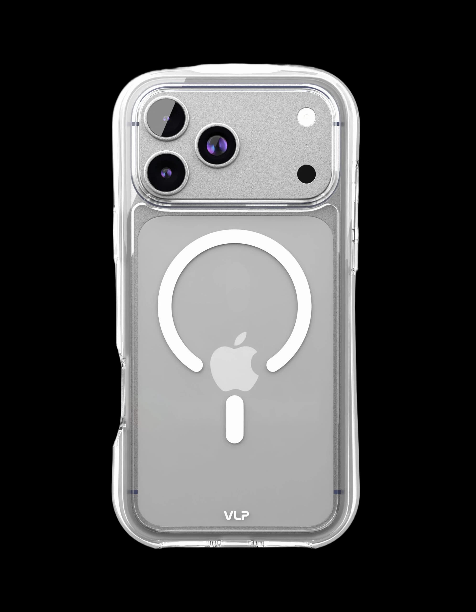 Чехол защитный VLP Bubble Case с MagSafe для iPhone 17 ProMax, белый