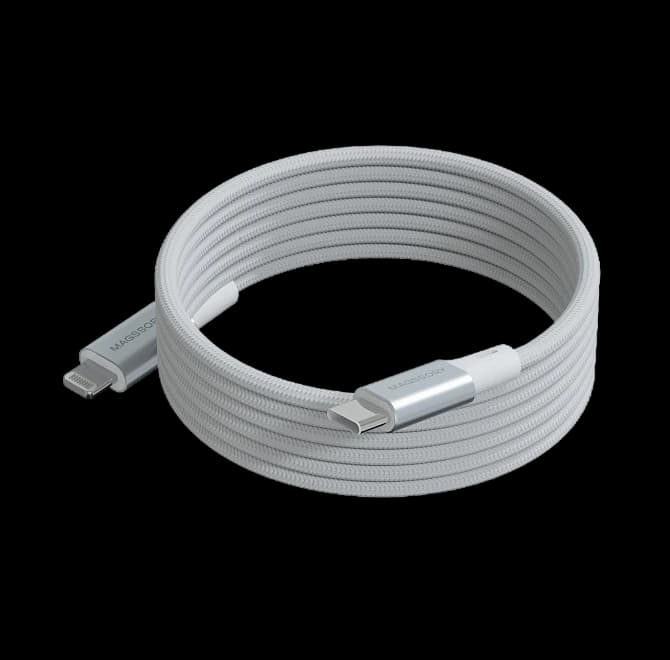 Магнитный кабель Magssory Link Lightning 1.2м 60W White