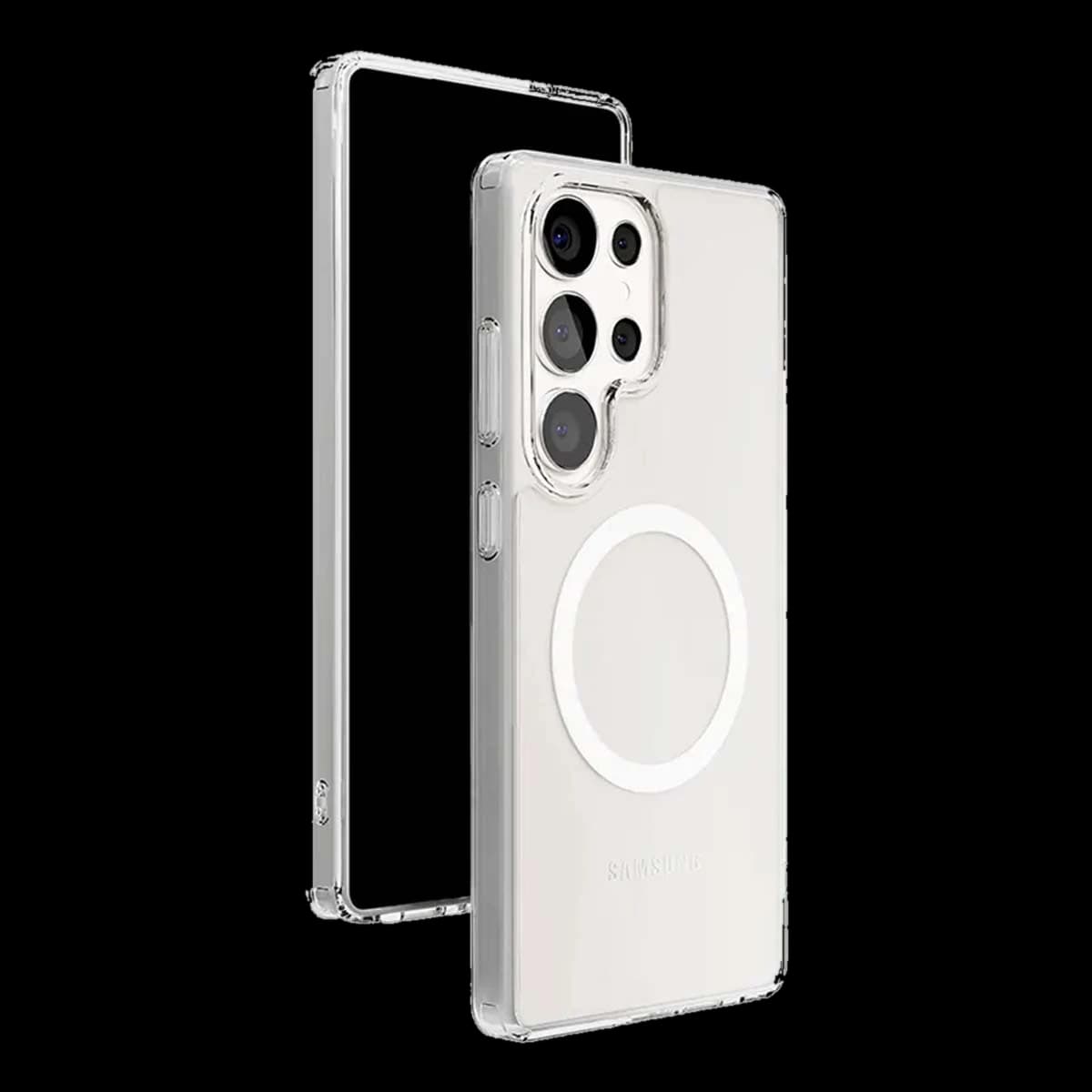 Чехол для Samsung Galaxy S25 Ultra Silicone Case c MagSafe White, белый