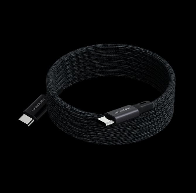 Магнитный кабель Magssory 1.2м 60W Black