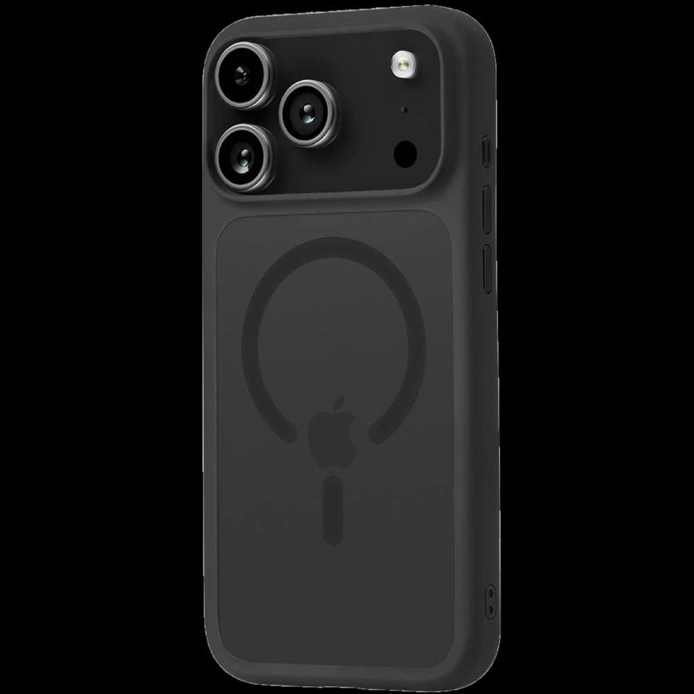 Чехол-накладка uBear Shade для iPhone 17 Pro Max, полиуретан, черный