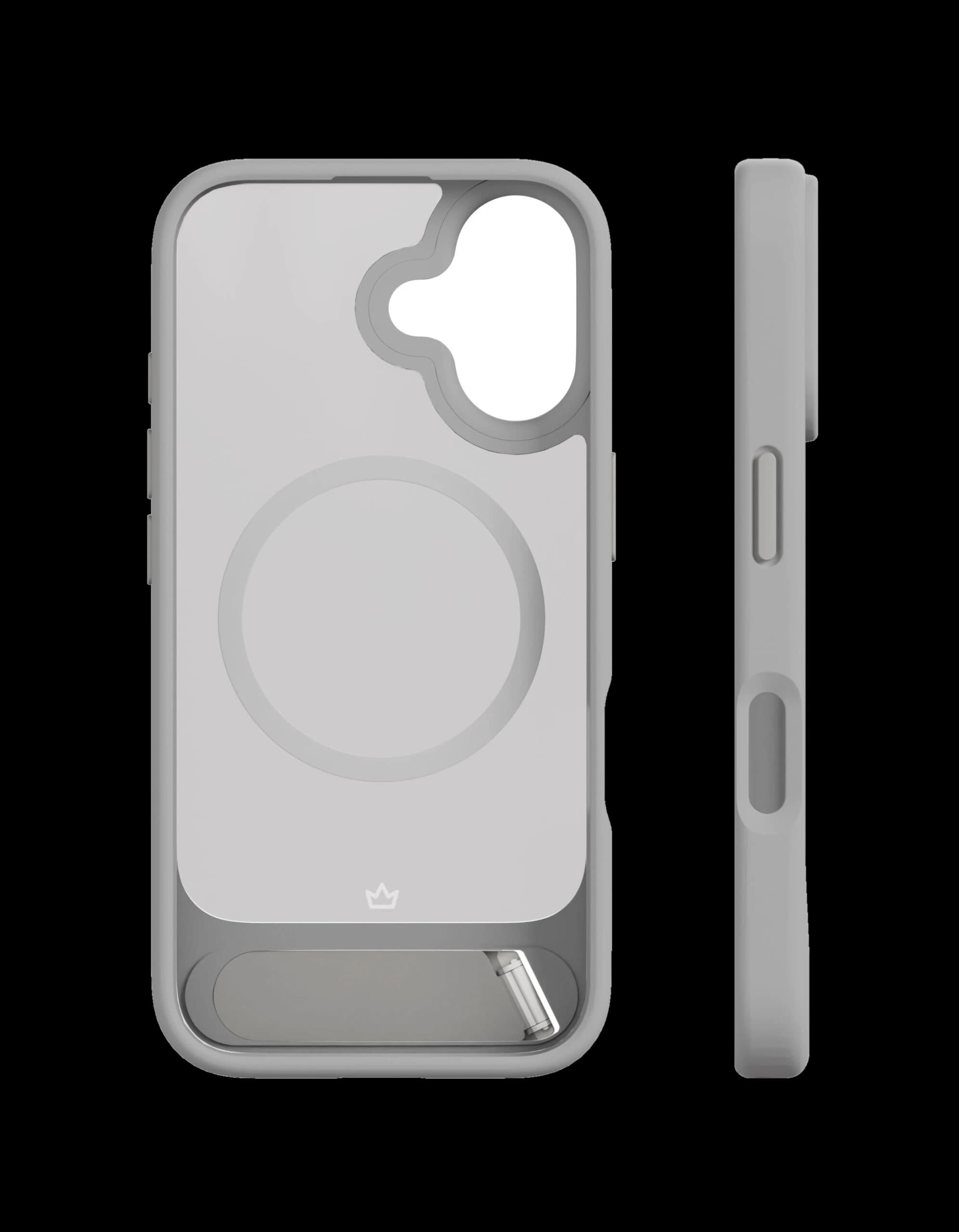 Чехол защитный VLP Reels Case с MagSafe для iPhone 16, серый