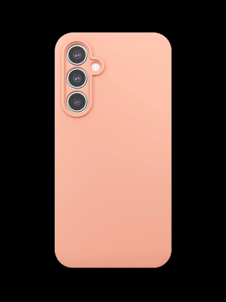 Чехол защитный VLP Aster Case для Samsung A55, персиковый