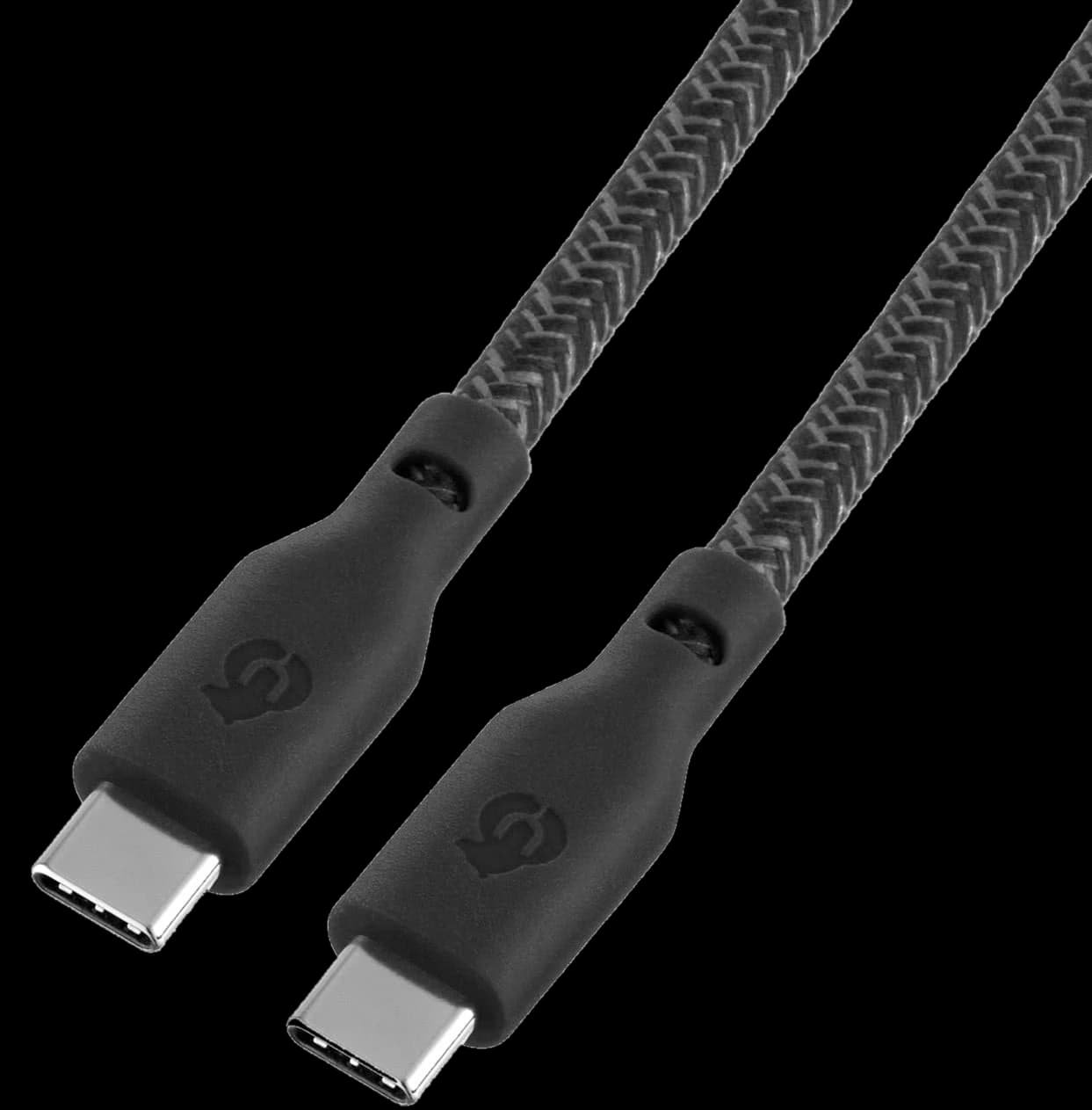 Кабель uBear Trend USB-C / USB-C, 5A, 240Вт 2,4м, черный