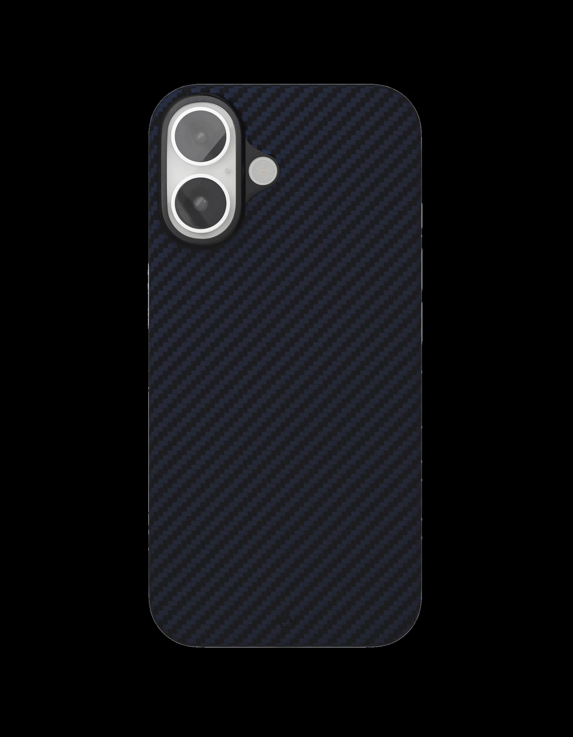 Чехол защитный VLP Kevlar Case с MagSafe для iPhone 16, темно-синий
