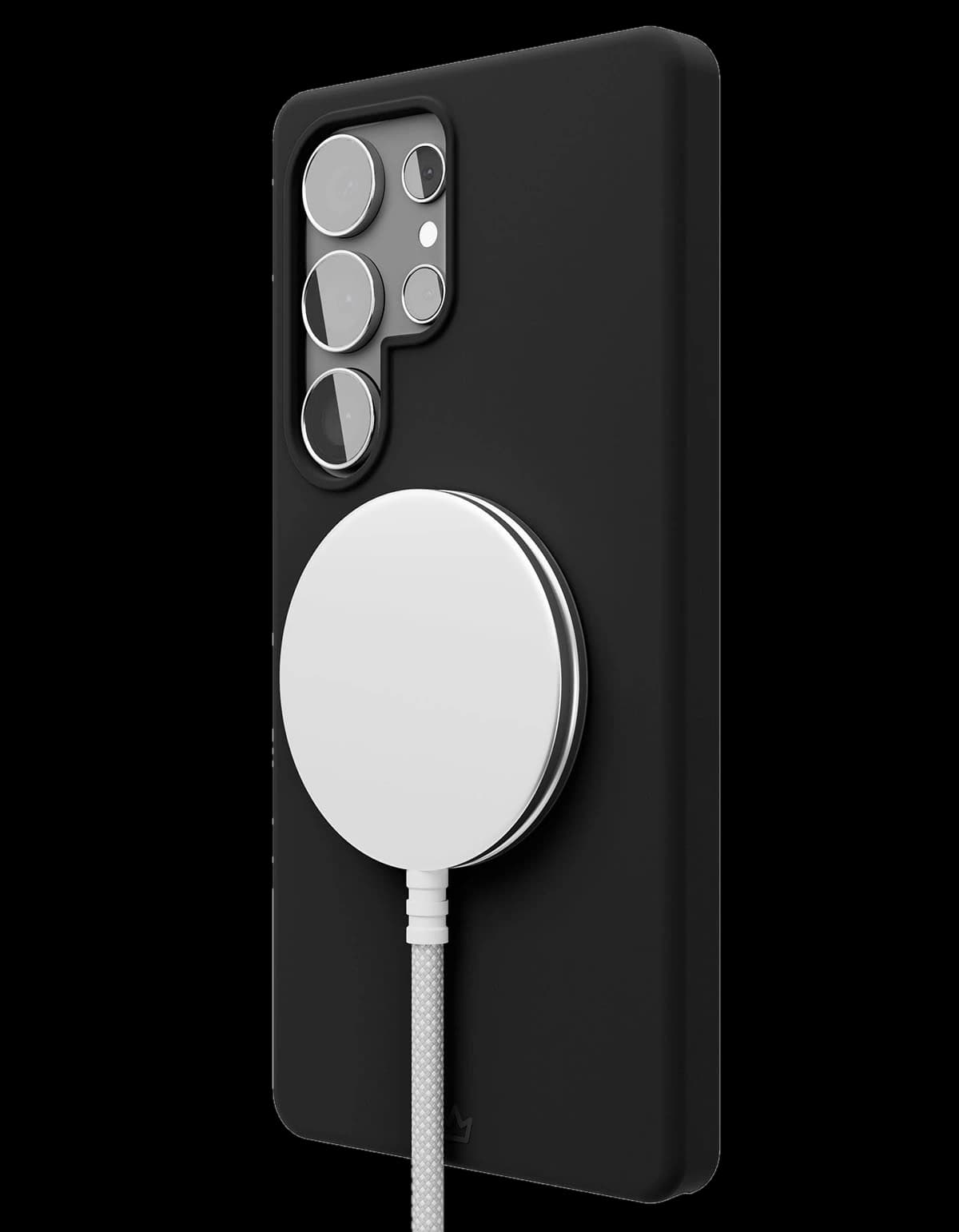 Чехол защитный VLP Aster Case с MagSafe для Samsung S25 Ultra, черный