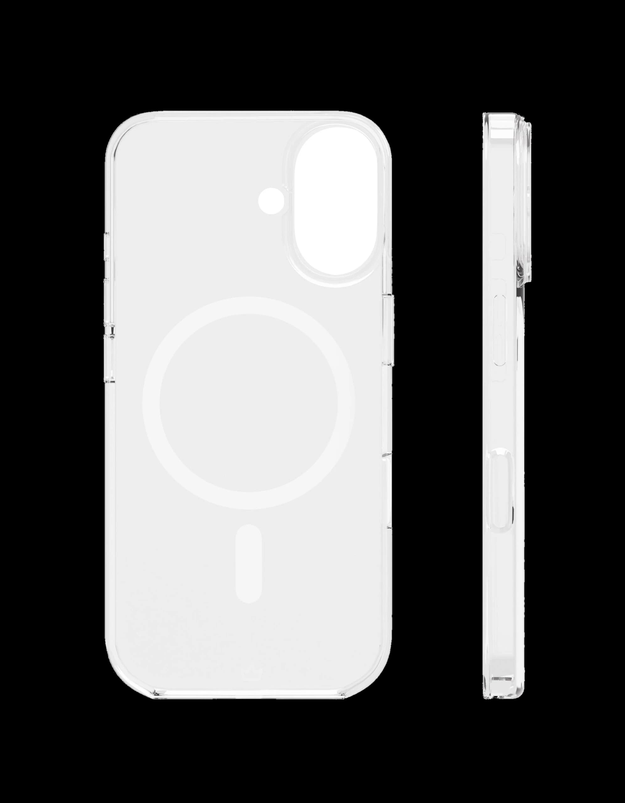 Чехол защитный VLP Puro Case с MagSafe для iPhone 16, прозрачный