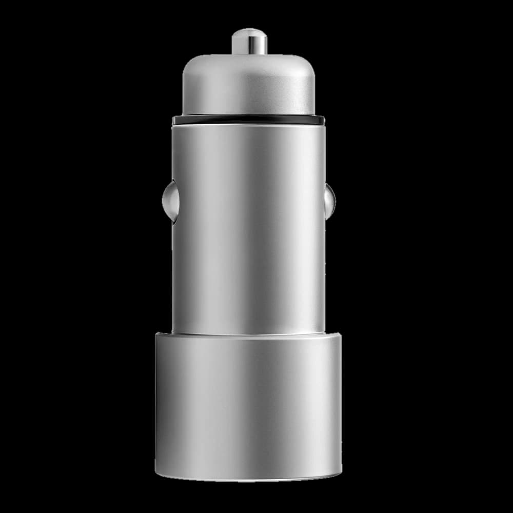 Зарядное устройство автомобильное uBear Ride Car Charger, 20Вт, серый