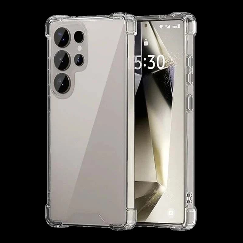 Чехол для Samsung Galaxy S25 Ultra с защитой камер Прозрачный