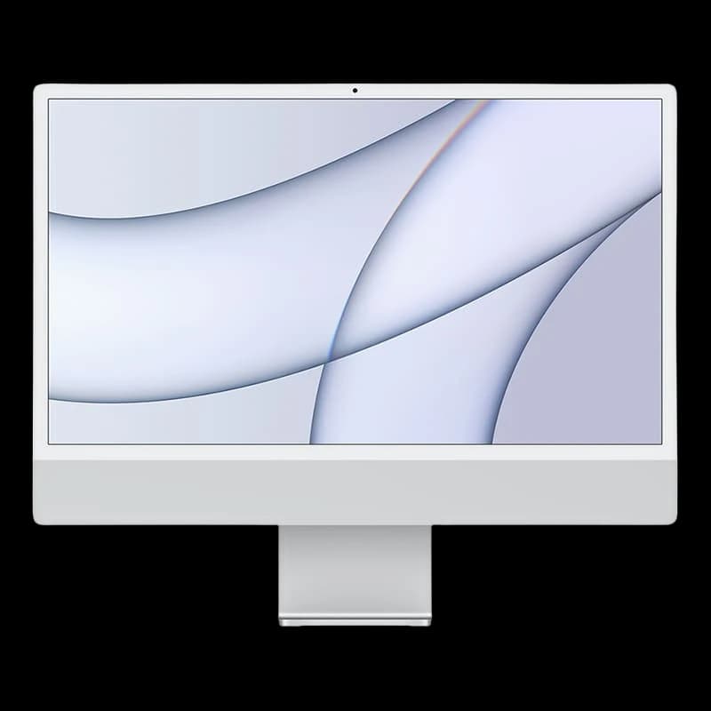 Apple iMac 24" (M1 8C CPU, 8C GPU, 2021) Retina 4,5K, 8/512Gb SSD (MGPD3) Silver, серебристый