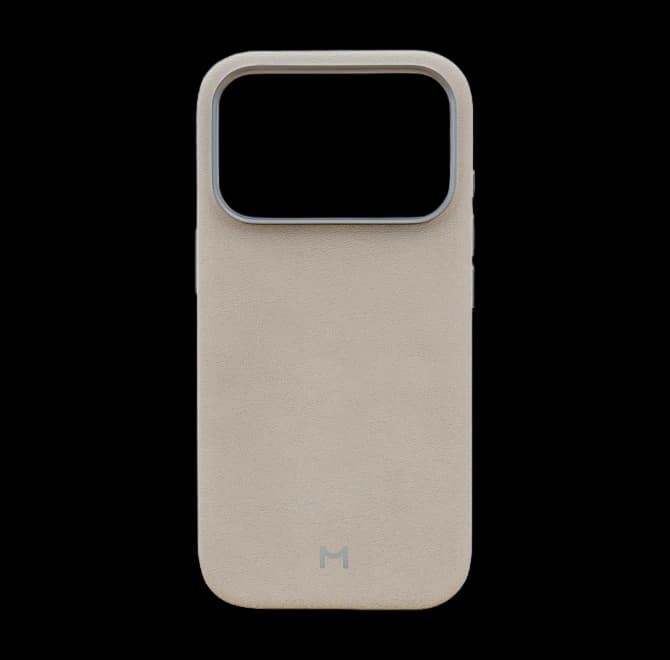 Чехол Magssory для iPhone 17 Pro Ivory, экокожа