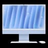 Apple iMac 24" (M4 8C CPU, 8C GPU, 2024) Retina 4,5K, 16Gb, 256Gb SSD (MWUF3) Blue, синий