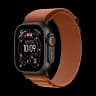 Apple Watch Ultra 3 (2025), 49 мм корпус из титана цвета «Black», ремешок Alpine Loop размера M цвета «Terra Cotta»