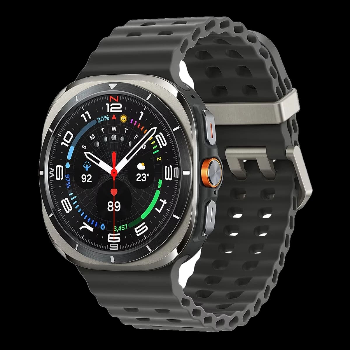 Часы Samsung Galaxy Watch Ultra 47 мм Titanium Silver, серебряный титан (2024)