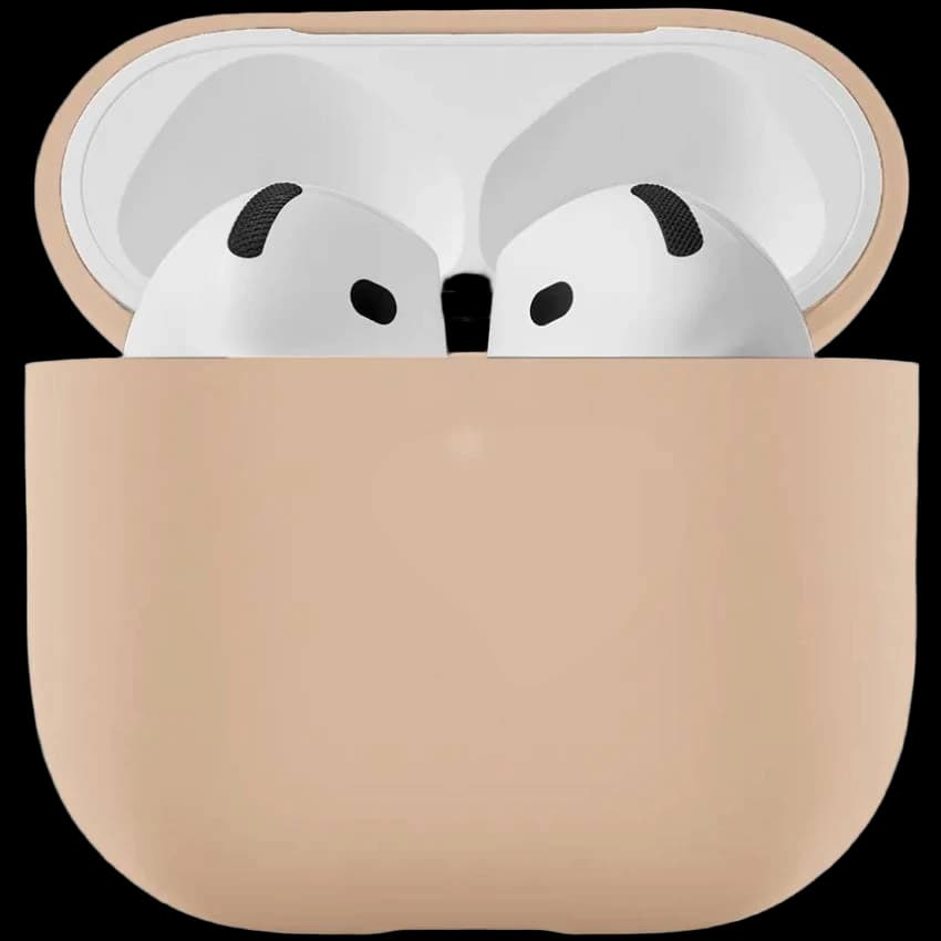 Чехол uBear Touch Pro латте, для AirPods 4/4 ANC