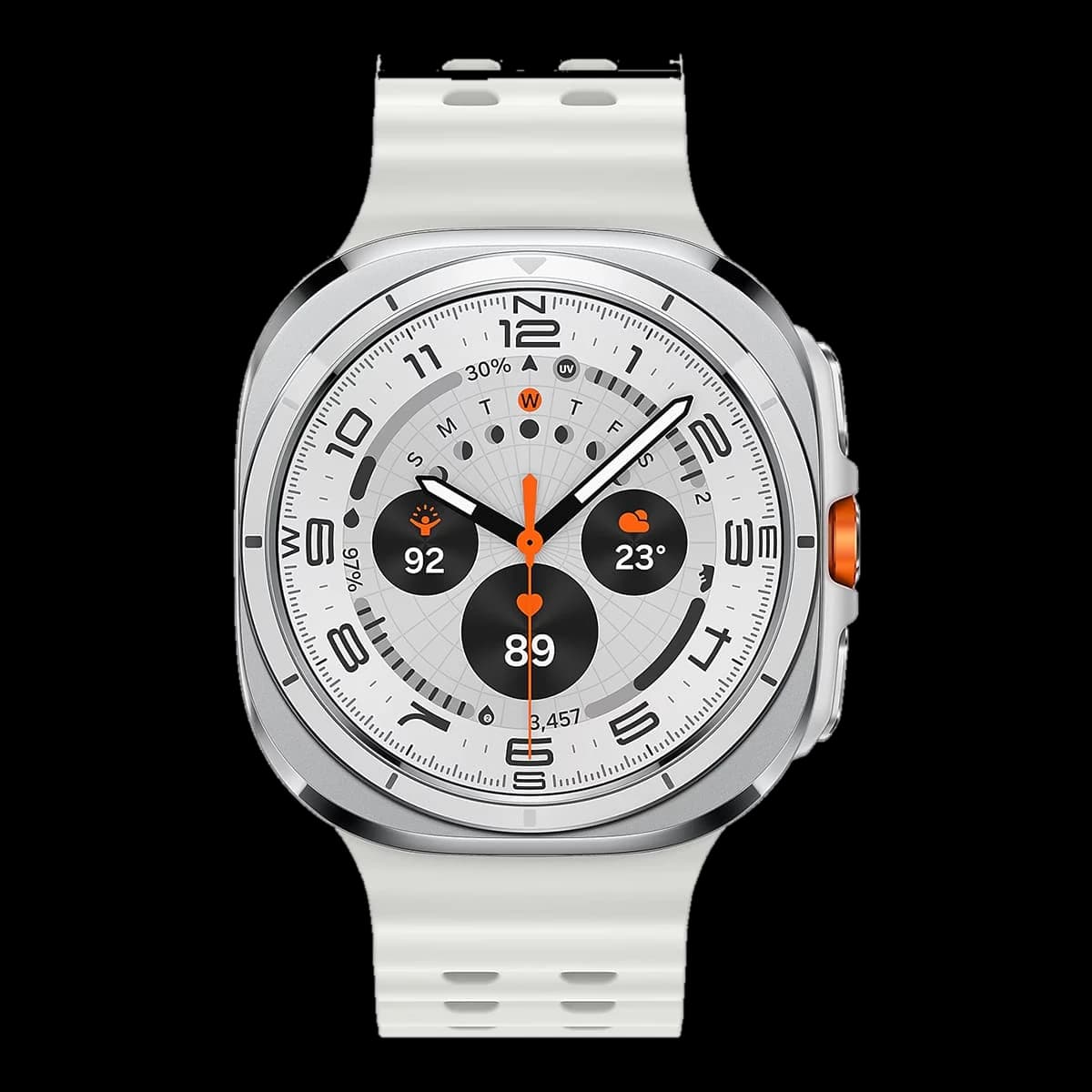 Часы Samsung Galaxy Watch Ultra 47 мм Titanium White, белый титан (2025)