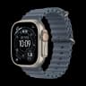Apple Watch Ultra 3 (2025), 49 мм корпус из титана цвета «Natural», ремешок Ocean Band цвета «Anchor Blue»
