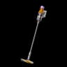 Пылесос Dyson V12 Detect Slim Fluffy (SV46) Yellow/Nickel, серебристый