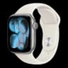 Apple Watch Series 11, 46 мм корпус из алюминия цвета «Space Gray», ремешок Sport Band размера S/M цвета «Light Blush»