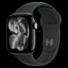 Apple Watch Series 11, 42 мм корпус из алюминия цвета «Jet Black», ремешок Sport Band размера M/L цвета «Black»