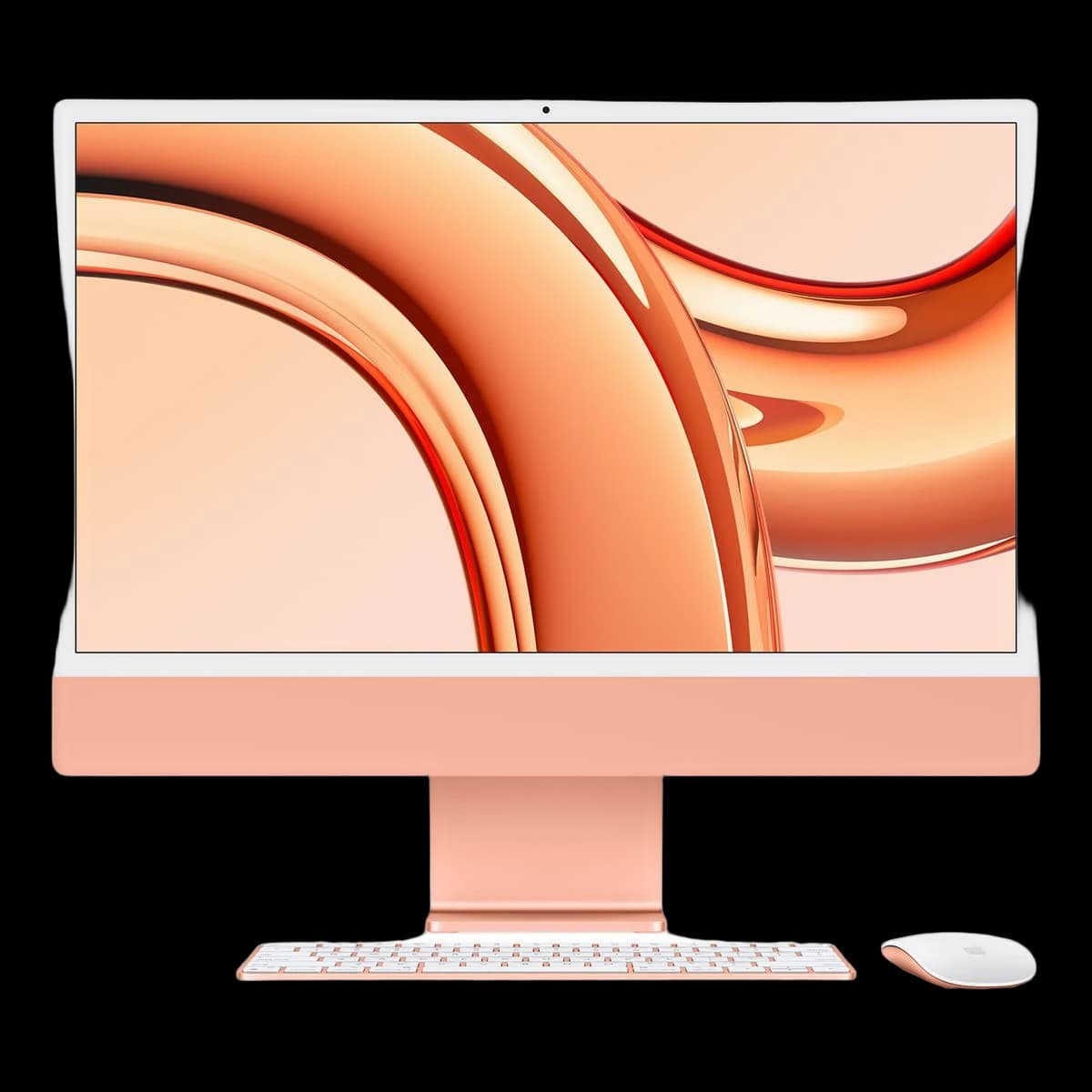 Apple iMac 24" (M3, 8C CPU, 10C GPU, 2023) Retina 4,5K, 8Gb, 512Gb SSD (MQRW3) Оранжевый