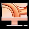 Apple iMac 24" (M3, 8C CPU, 10C GPU, 2023) Retina 4,5K, 8Gb, 512Gb SSD (MQRW3) Оранжевый