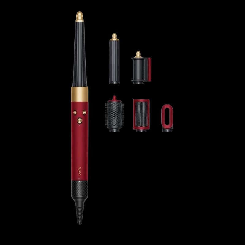 Стайлер Dyson AirWrap Complete Long HS08 Straight+Wavy, Red Velvet/Gold, красный/золотой