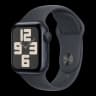 Apple Watch SE (2024), 40 мм корпус из алюминия цвета «Midnight», ремешок Sport Band размера M/L цвета «Midnight»