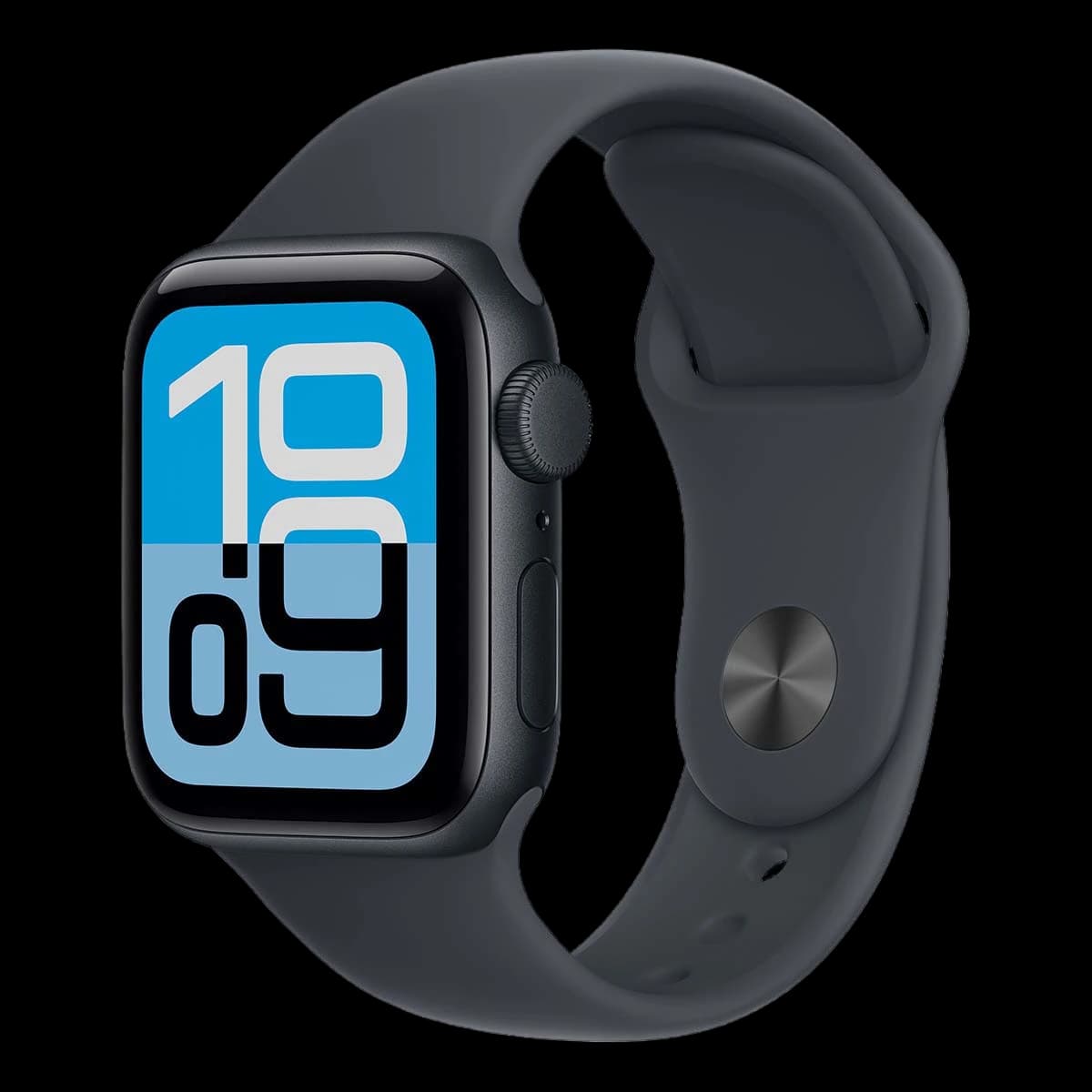 Apple Watch SE 3 (2025), 40 мм корпус из алюминия цвета «Midnight», ремешок Sport Band размера M/L цвета «Midnight»