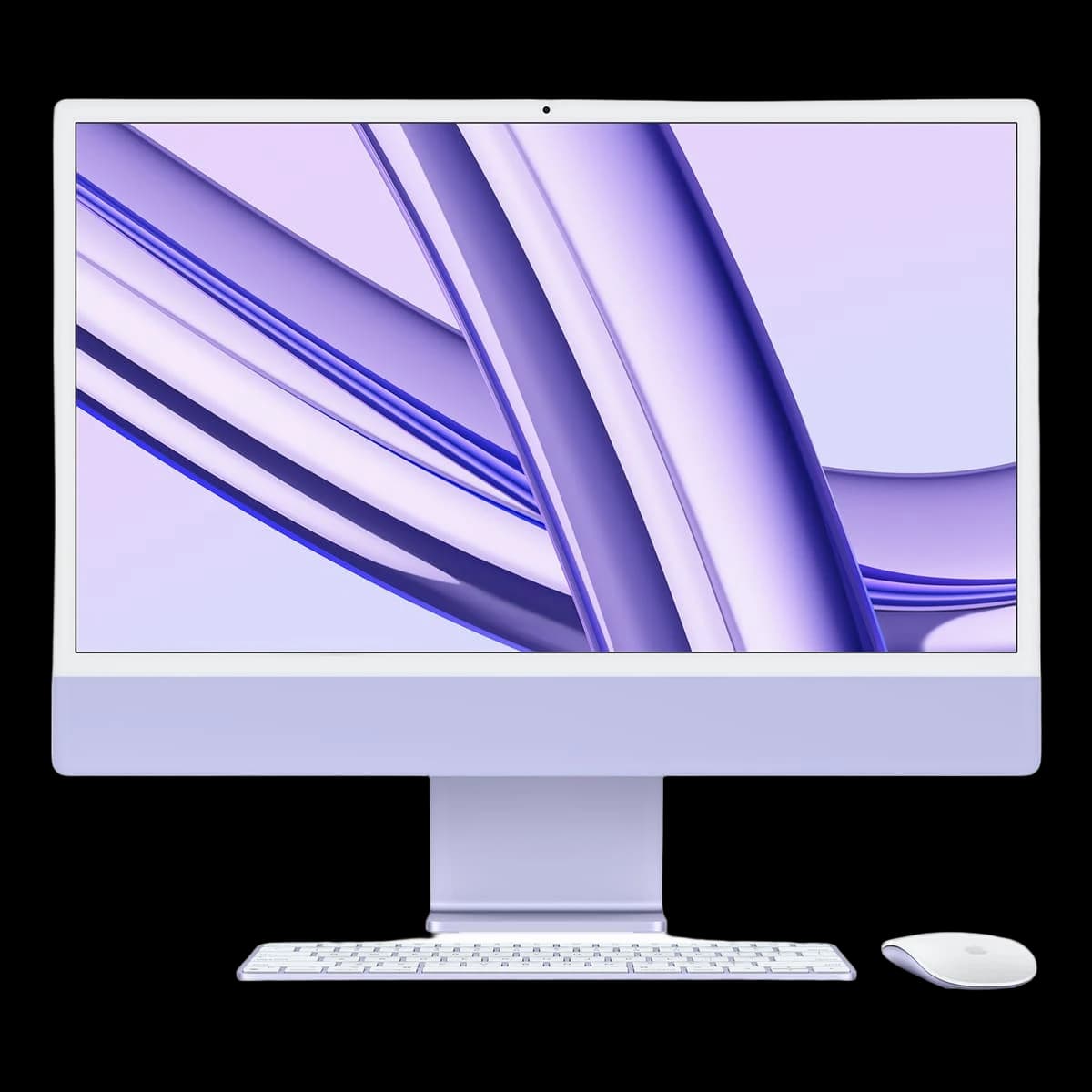 Apple iMac 24" (M3, 8C CPU, 10C GPU, 2023) Retina 4,5K, 8Gb, 512Gb SSD (MQRY3) Фиолетовый