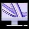 Apple iMac 24" (M3, 8C CPU, 10C GPU, 2023) Retina 4,5K, 8Gb, 256Gb SSD (MQRV3) Фиолетовый