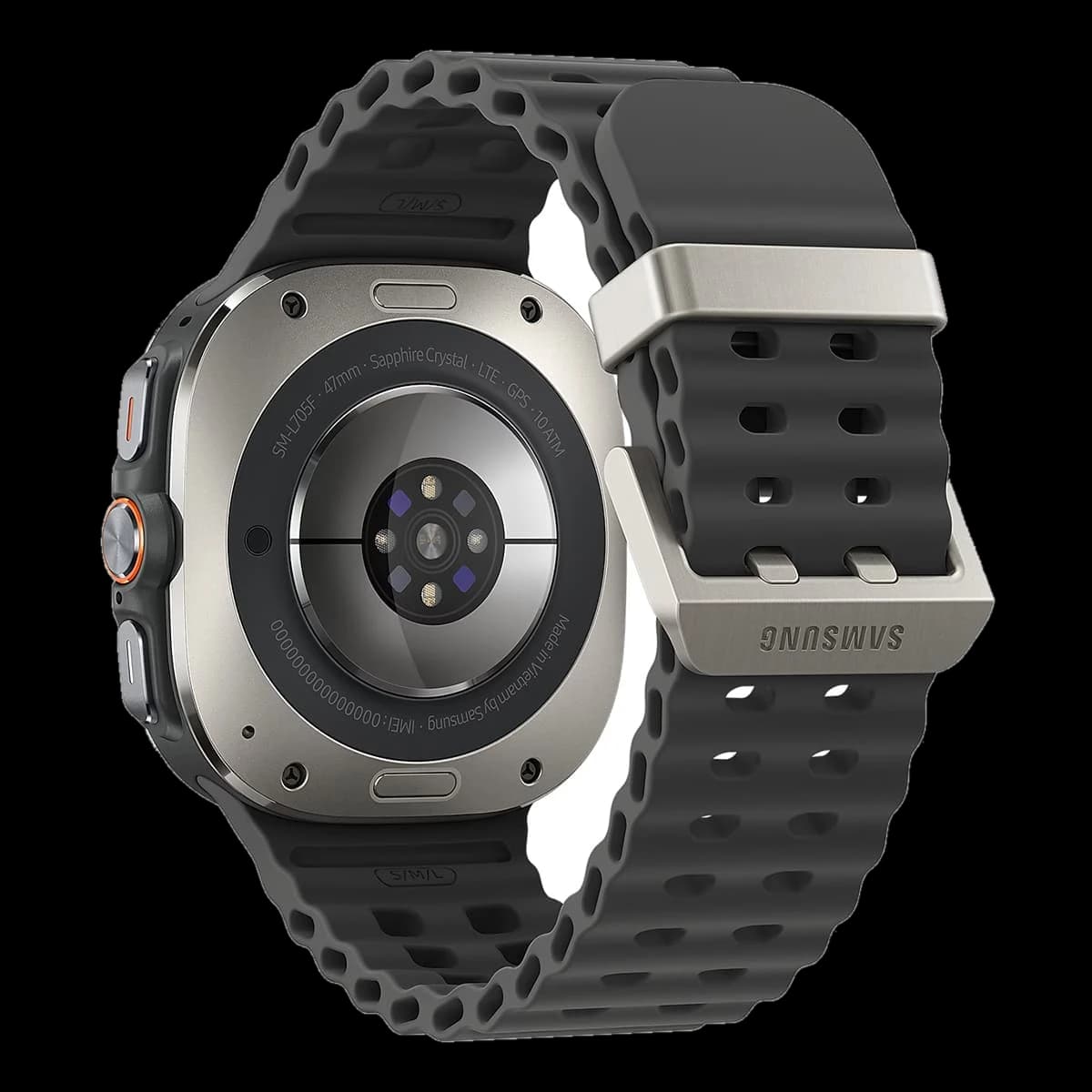 Часы Samsung Galaxy Watch Ultra 47 мм Titanium Silver, серебряный титан (2025)