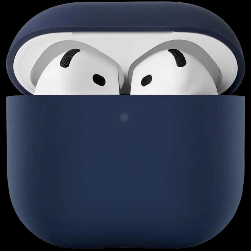 Чехол uBear Touch Pro темно-синий, для AirPods 4/4 ANC