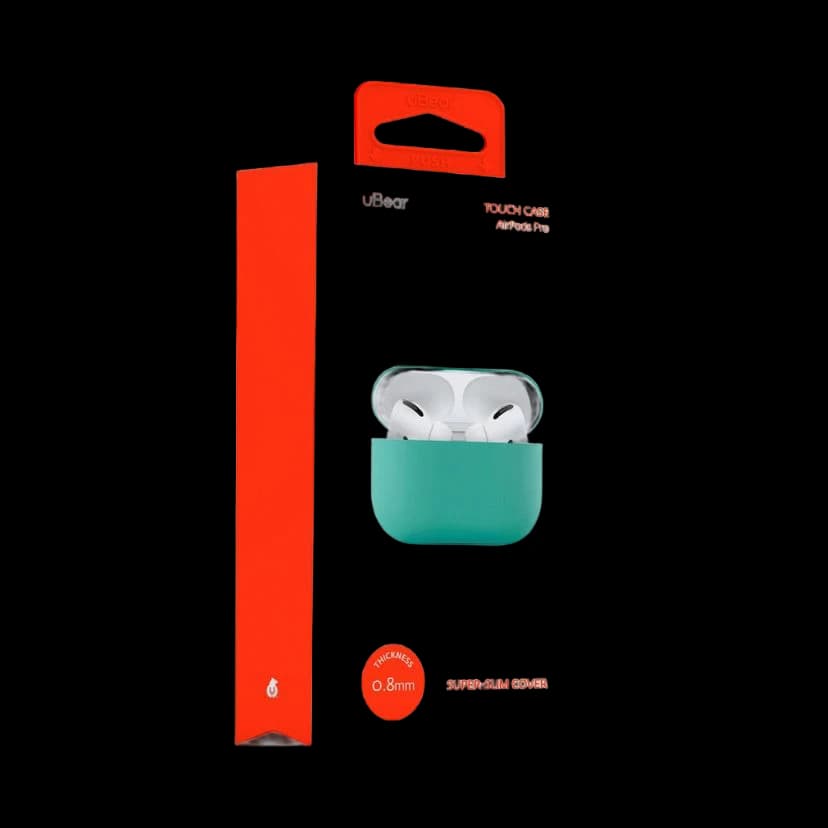 Чехол uBear Touch Case мятный, для AirPods Pro