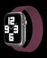 Ремешок нейлоновый плетёный VLP для Apple Watch 38/40/41, L/XL, 2шт, марсала