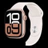 Apple Watch Series 10, 42 мм корпус из алюминия цвета «Rose Gold», ремешок Sport Band размера M/L цвета «Light Blush»