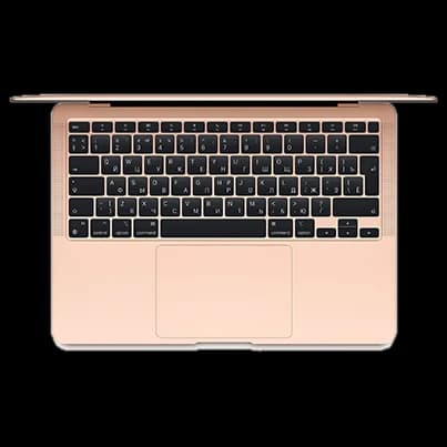 Apple MacBook Air 13" (M1, 8C CPU, 8C GPU, 2020) 8/512Gb SSD (MGNE3) Gold, золотистый