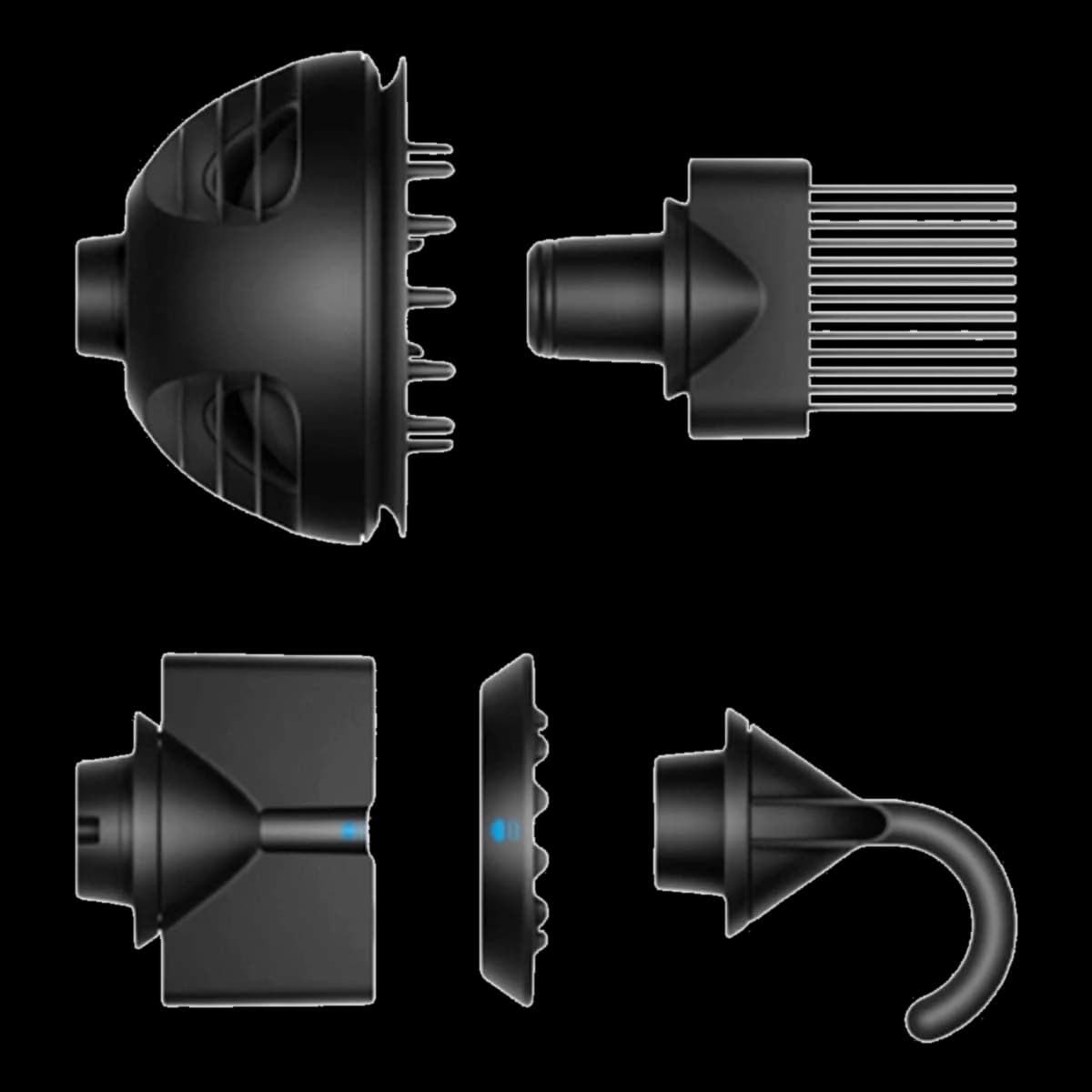 Фен Dyson Supersonic Nural HD16 (Global) Ceramic Patina/Topaz, бирюзовый