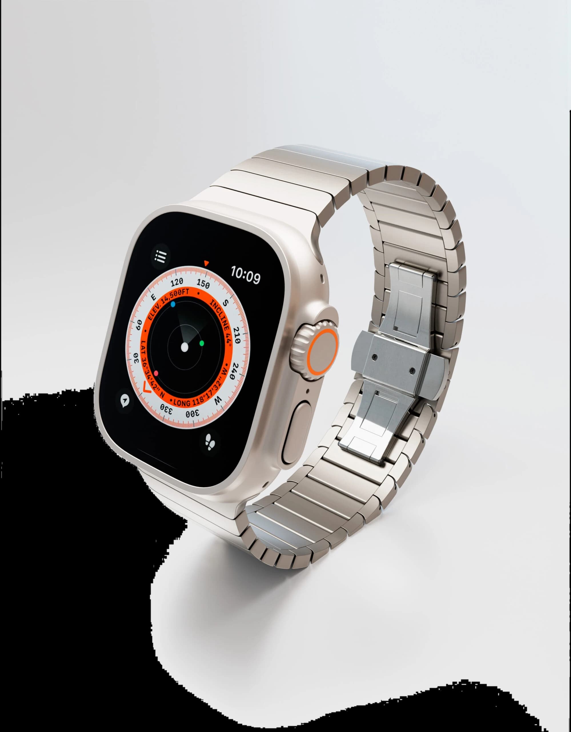 Ремешок VLP Titanium Band для Apple Watch 42/44/45/49, серый