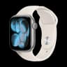 Apple Watch Series 11, 46 мм корпус из алюминия цвета «Space Gray», ремешок Sport Band размера M/L цвета «Light Blush»