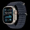Apple Watch Ultra 2 (2024), 49 мм корпус из титана цвета «Natural», ремешок Ocean Band цвета «Navy»