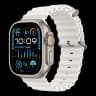 Apple Watch Ultra 2 (2023), 49 мм корпус из титана цвета «Natural», ремешок Ocean Band цвета «White»