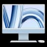 Apple iMac 24" (M3, 8C CPU, 10C GPU, 2023) Retina 4,5K, 8Gb, 512Gb SSD (MQRR3) Blue, синий