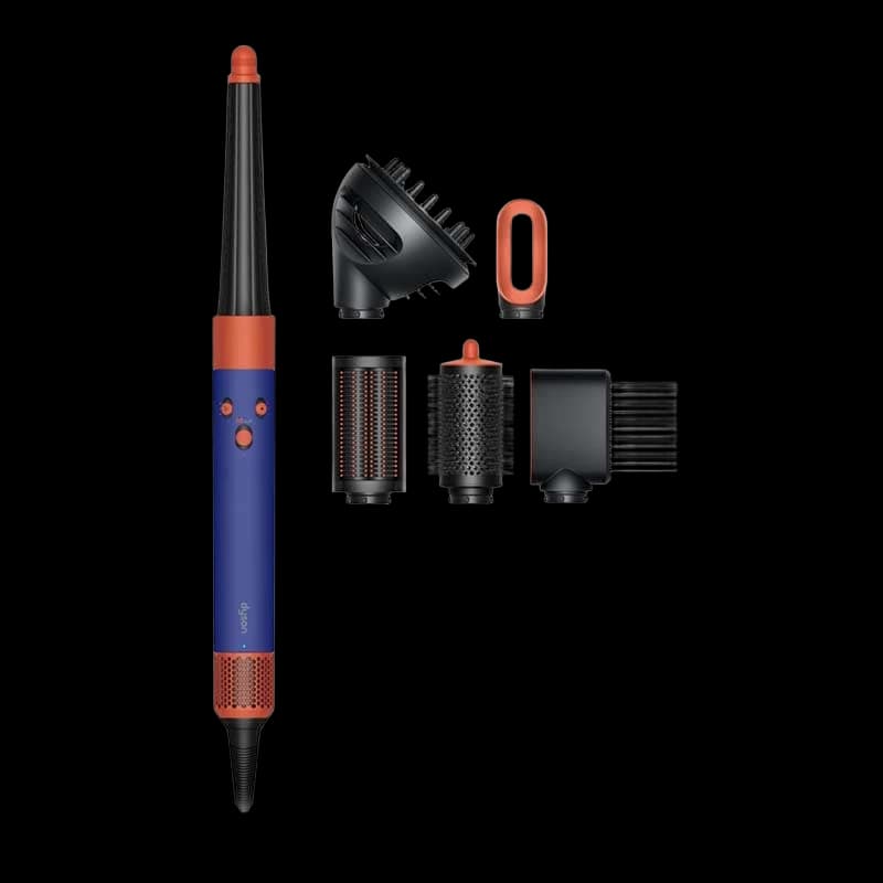 Стайлер Dyson AirWrap Complete Long HS08 Curly+Coily, Vinca Blue/Topaz, синий/оранжевый
