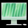 Apple iMac 24" (M4 8C CPU, 8C GPU, 2024) Retina 4,5K, 16Gb, 256Gb SSD (MWUE3) Green, зеленый