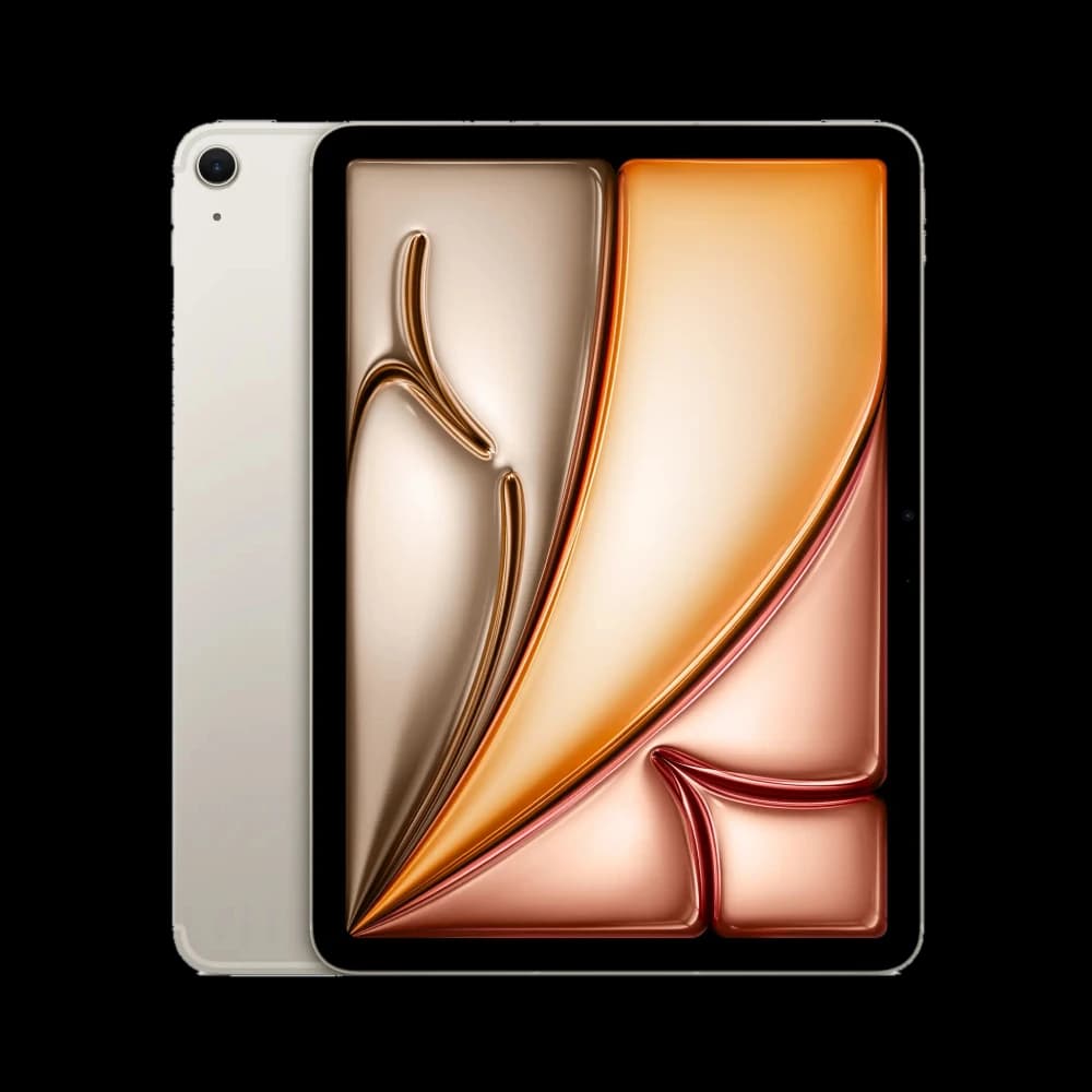 Apple iPad Air 11" (M2, 2024, 6 gen) Wi-Fi + Cellular 256Gb Starlight, «сияющая звезда»